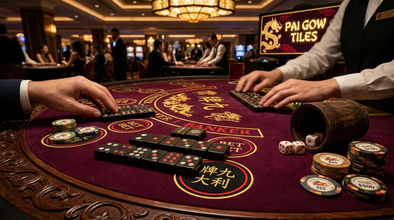 Pai Gow Tiles table